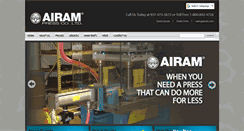 Desktop Screenshot of airam.com